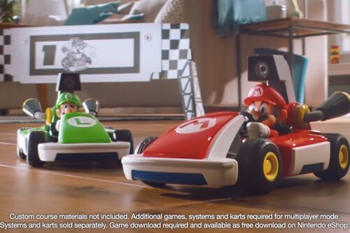Mario Kart Live: Home Circuit convierte tu casa en pista de carreras con un coche inteligente