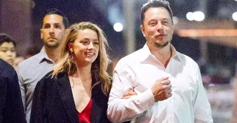 Elon Musk y Amber Heard
