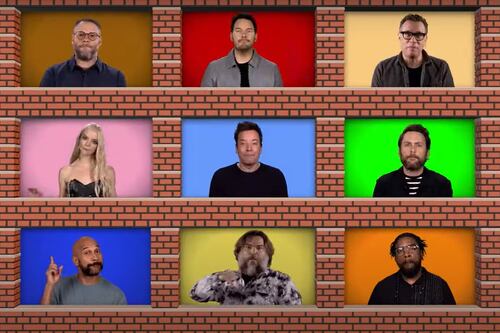 Elenco de Super Mario Bros canta a capela el clásico tema del videojuego
