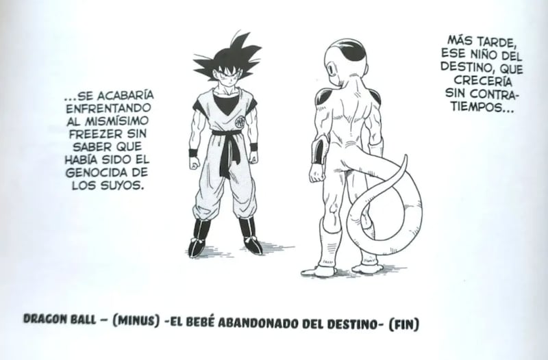 Última viñeta de Toriyama