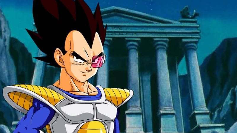 Vegeta Caballeros del Zodiaco. Composición Alberto Sandoval