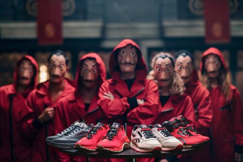 Reebok y La Casa de Papel lanzan cuatro zapatillas especiales sobre la serie de Netflix