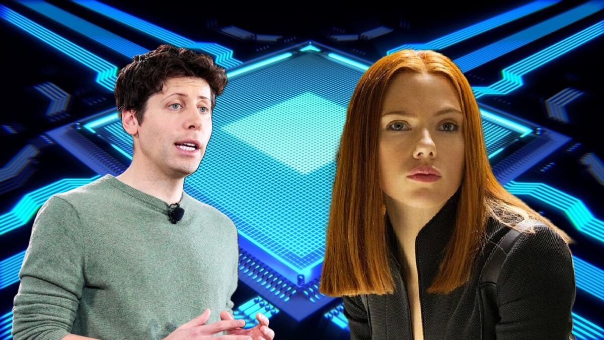 Sam Altman y Scarlett Johansson inteligencia artificial