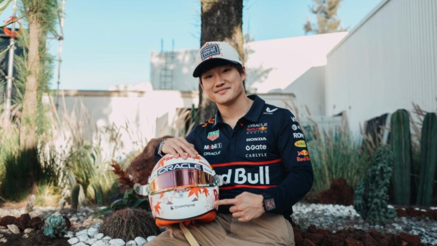 Yuki Tsunoda sella alianza oficial con Crunchyroll / Gentileza