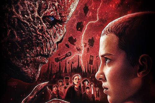 Stranger Things se tomó mural en Chile con prolijo graffiti