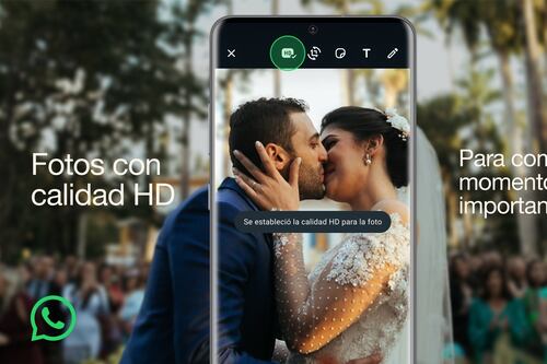 WhatsApp ya permite el envío de fotos en HD