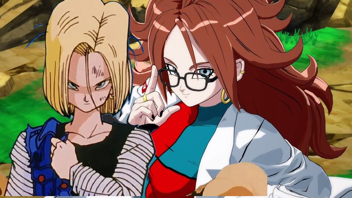 Androide 21 y Número 18 en Dragon Ball