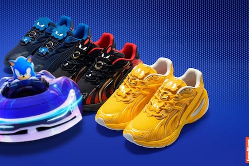 PUMA lanza zapatillas inspiradas en Sonic y Shadow para celebrar el estreno de Sonic Racing: CrossWorlds
