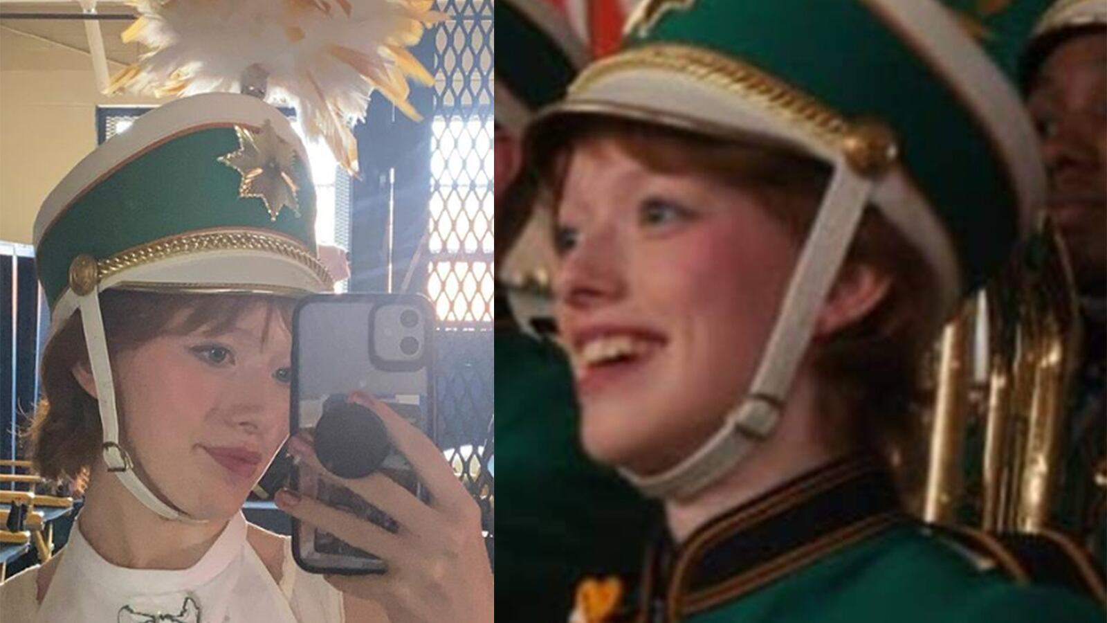 Ameybeth McNulty interpretando a Vickie en Stranger Things.