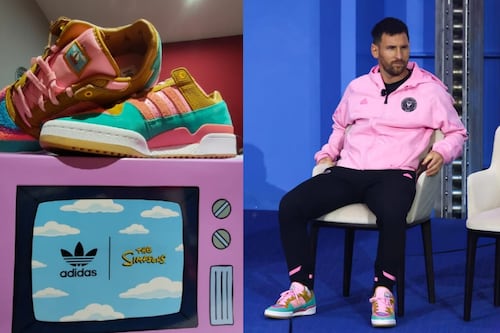 Este es el precio de las zapatillas en colaboración de adidas y Los Simpson que Messi no deja de usar
