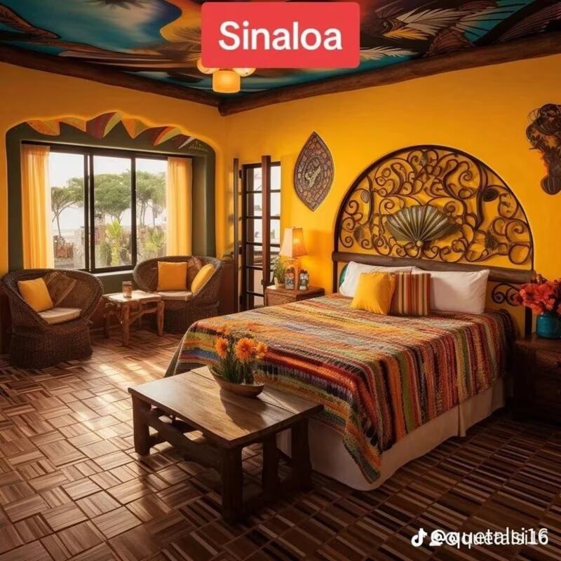 IA estados de México como habitaciones de hotel