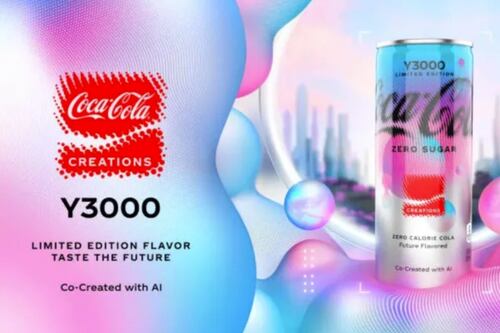 Y3000, la nueva bebida de Coca-Cola creada por una inteligencia artificial con un llamativo sabor