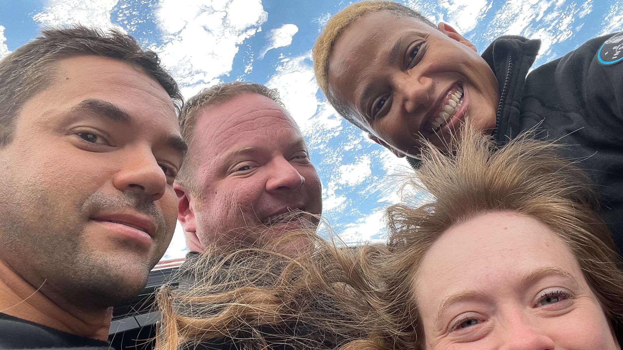 La tripulación del Inspiration4