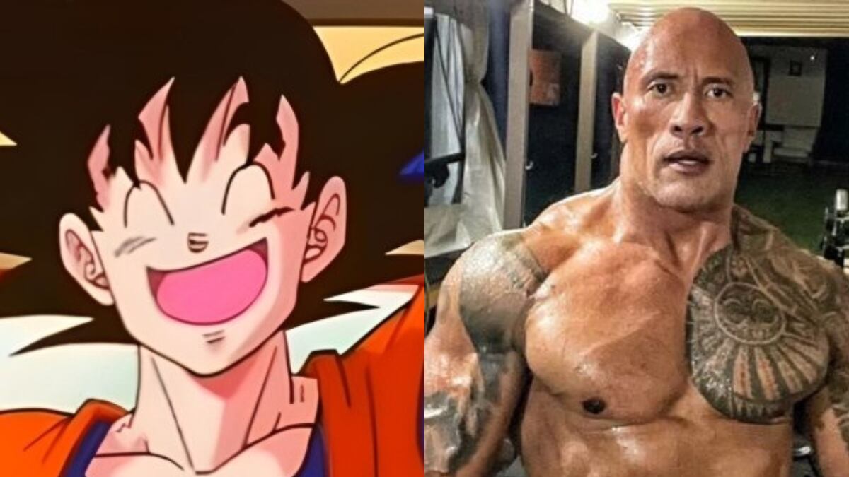 Goku y The Rock