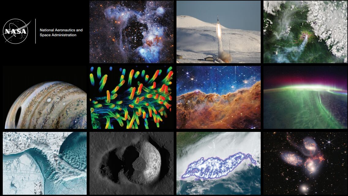 Calendario 2023 de la NASA.