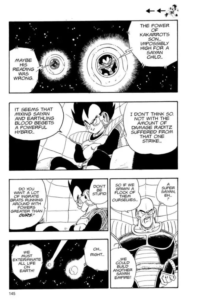Vegeta Nappa Manga Dragon Ball