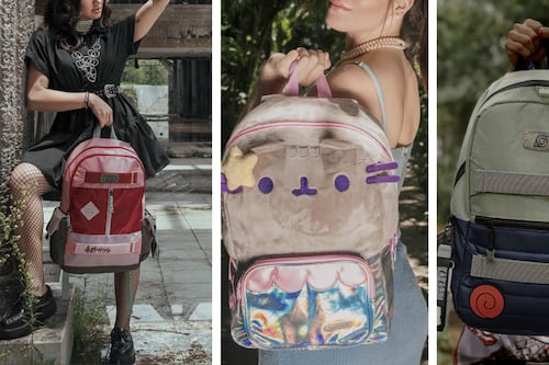 Naruto, Halo y Pusheen: descubrimos las mochilas geek más top de todas