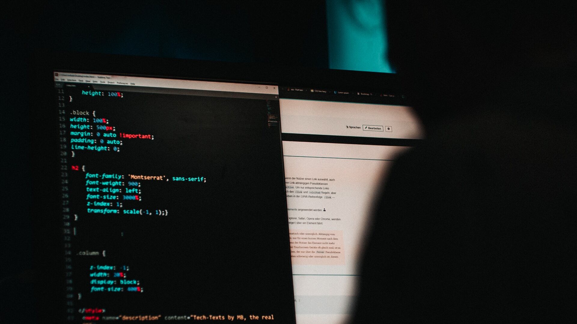 Hacker frente a su PC.