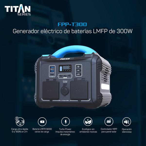 Este es Titan: El generador portátil y ecológico para usar al aire libre de Forza