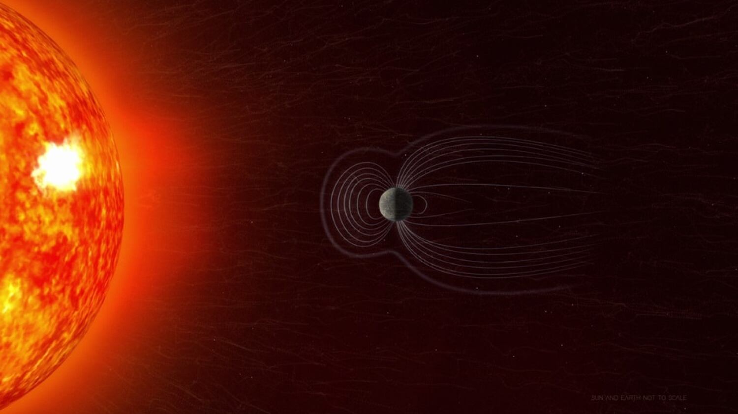 La Tierra y la protección del campo magnético frente al Sol