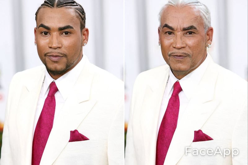 Don Omar con FaceApp