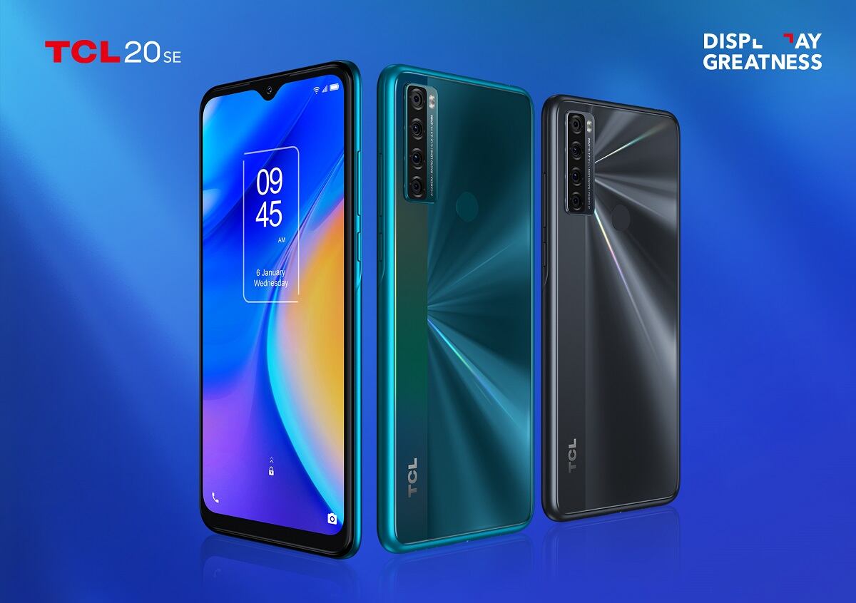 TCL presenta sus dos nuevos celulares de la serie 20 y destacan la incorporación de un software con inteligencia artificial