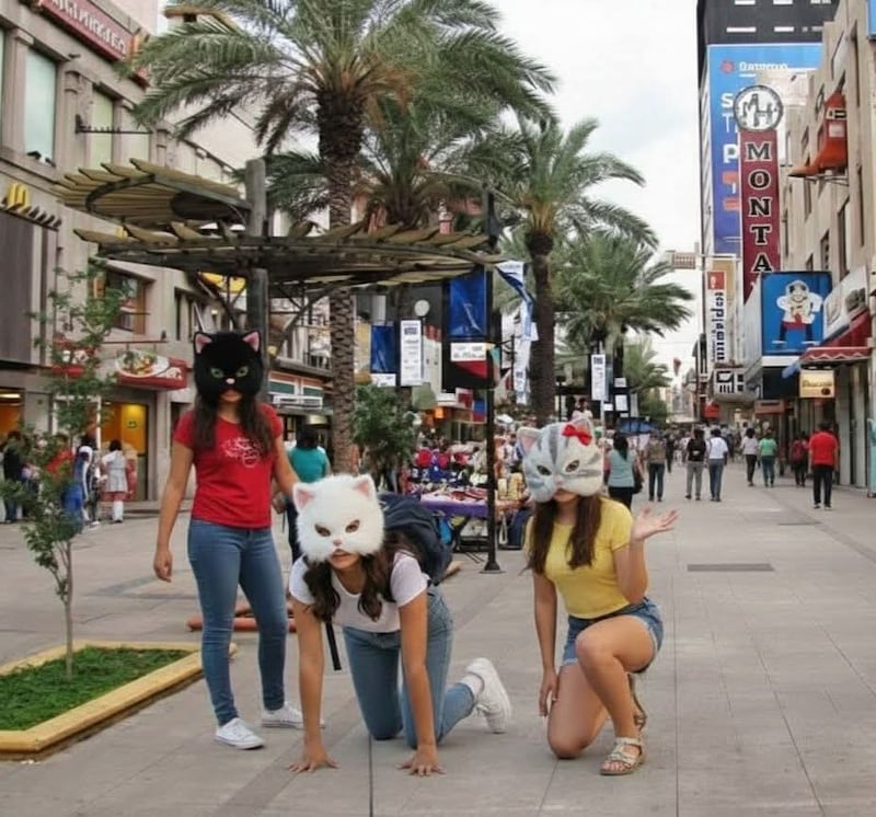 La presencial de los therians sorprendió a los regiomontanos.