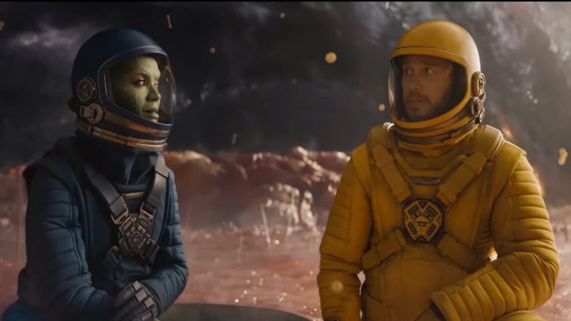 Guardianes de la Galaxia Vol. 3 Peter y Gamora