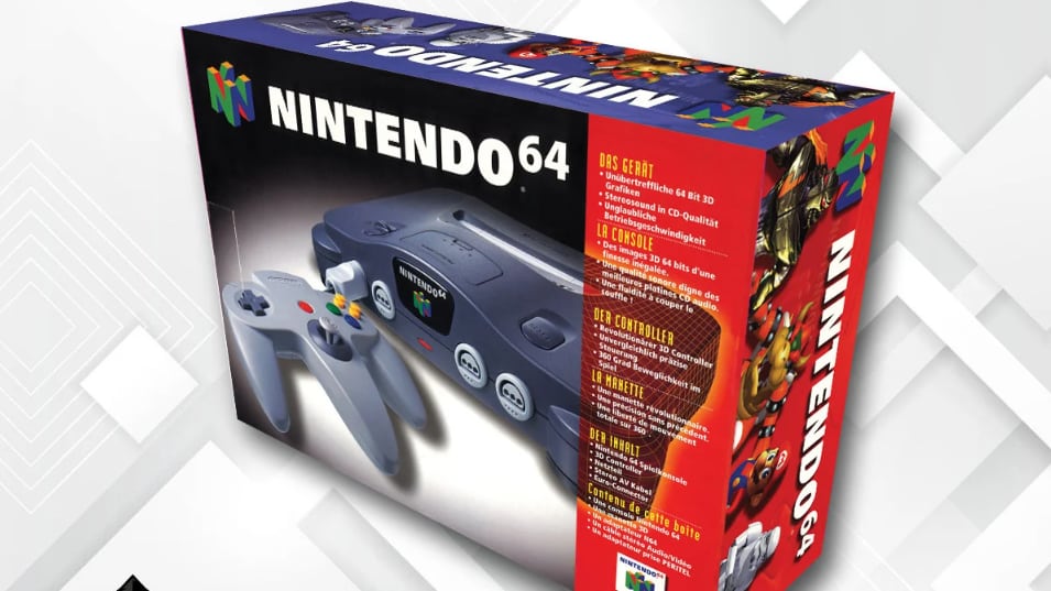 Caja de Nintendo 64.