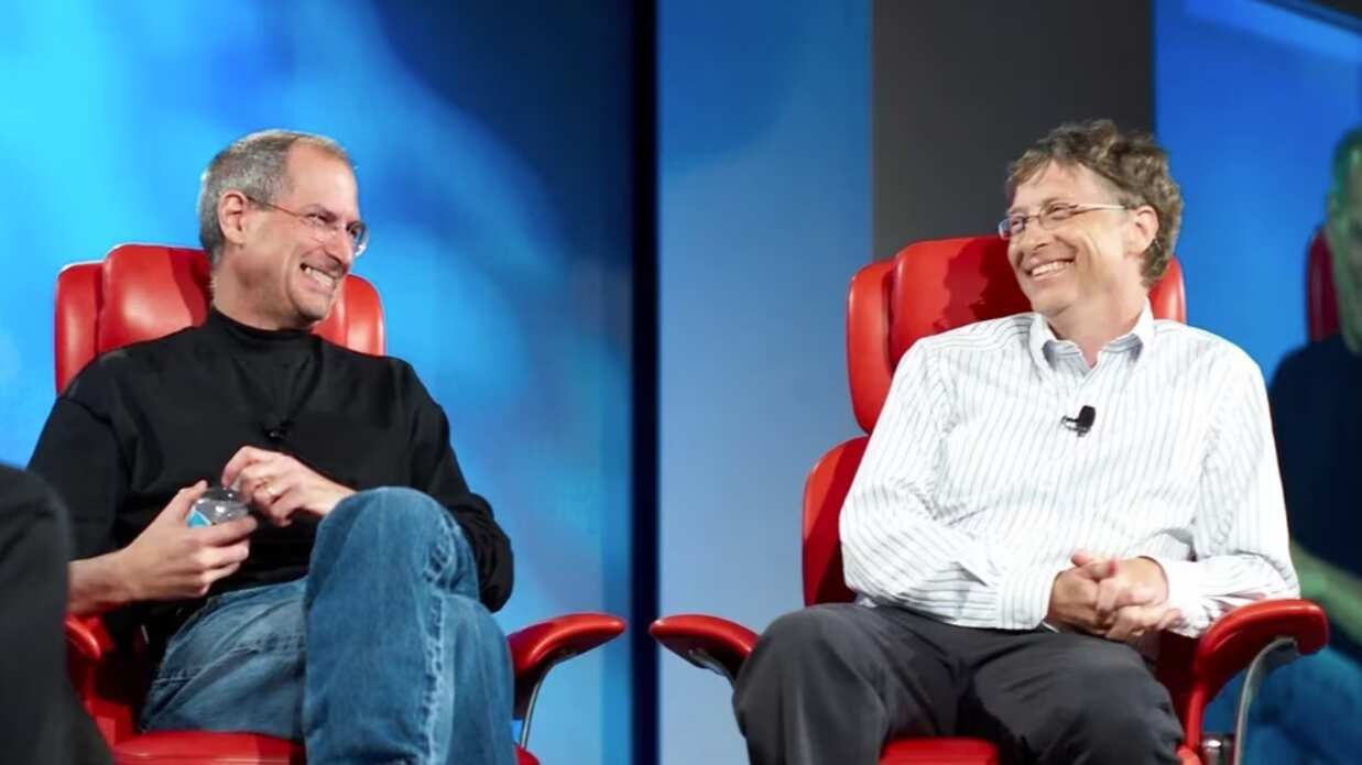 Steve Jobs y Bill Gates