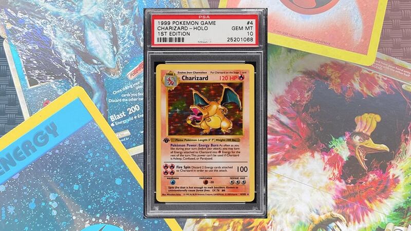 1 Charizard Holografico de primera edición (1999)