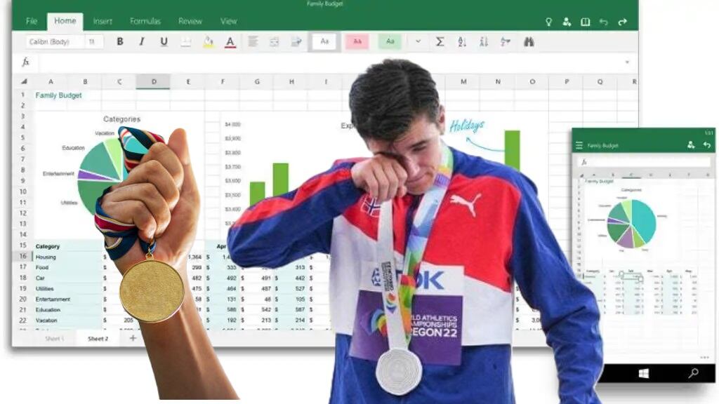 Excel atleta medalla