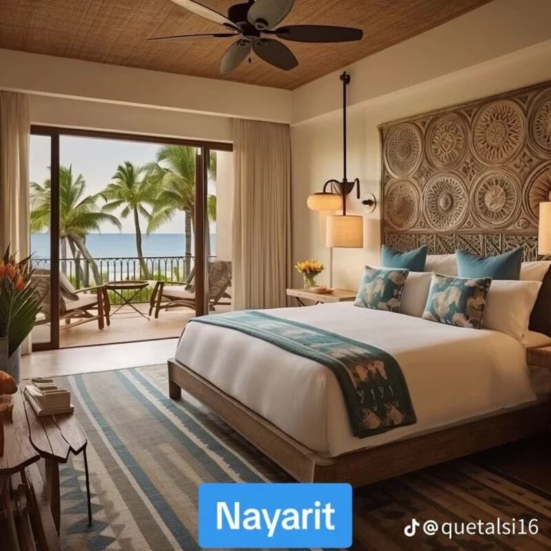 IA estados de México como habitaciones de hotel