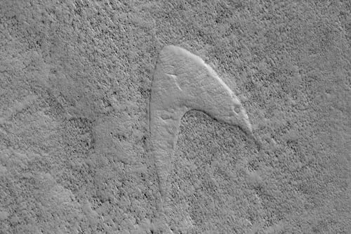 La NASA descubre un símbolo de Star Trek en la superficie de Marte