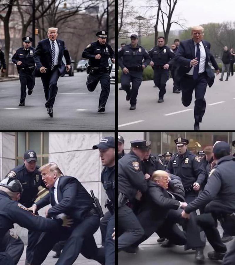 Donald Trump es arrestado