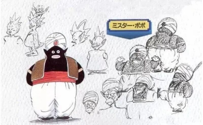 Mr Popo bocetos