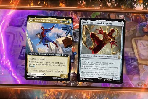 El crossover que nadio vio venir: Saldrán cartas Magic de Spider-Man