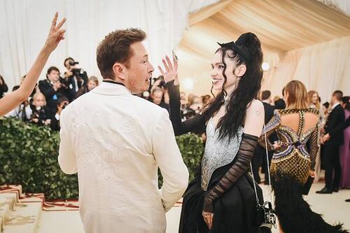 Elon Musk y su expareja Grimes tuvieron a su tercer hijo: lo han llamado Tau Techno Mechanicus