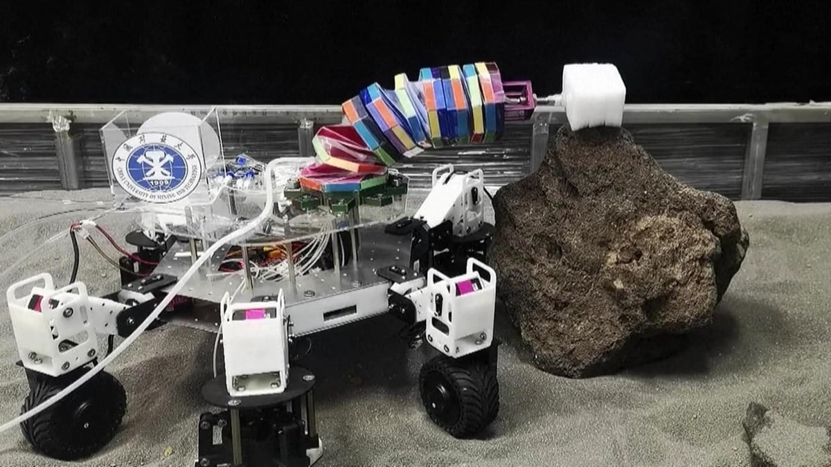 Robot minero espacial de China