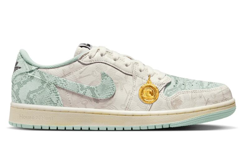 Air Jordan 1 Low OG “Year of the Snake”, maqueta de House of Heat