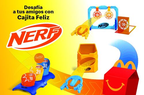 ¡Que comiencen los retos! NERF llega a la Cajita Feliz McDonald’s