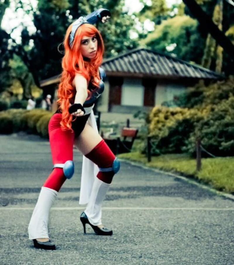 Cosplay de Blackro (DeviantArt) sobre la guerrera de Los Caballeros del Zodiaco