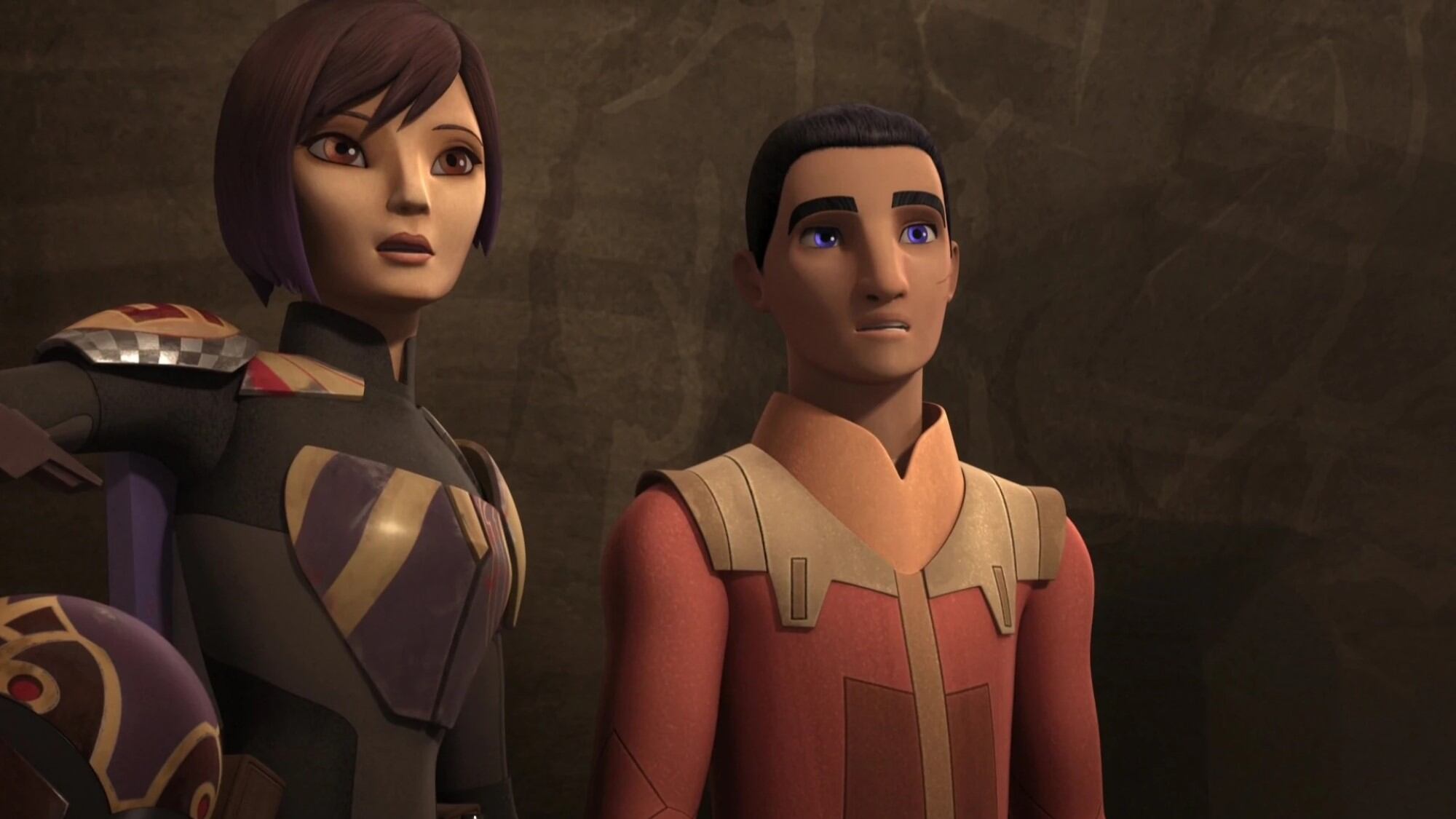 Sabine Wren y Ezra Bridger