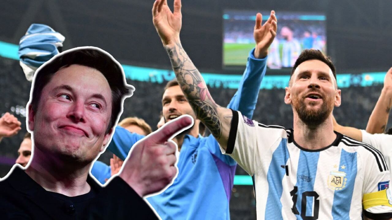 Elon Musk - Leo Messi / Composición: Kiko Perozo