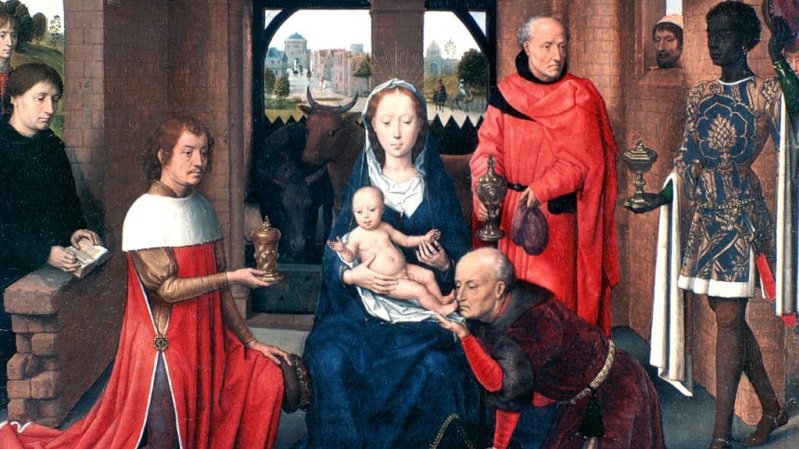 Adoración de los Magos, 1453-1494. Artista: Hans Memling