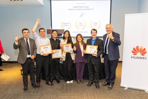 Estudiantes de Duoc UC representarán a Chile en la final mundial de Huawei ICT Competition en China