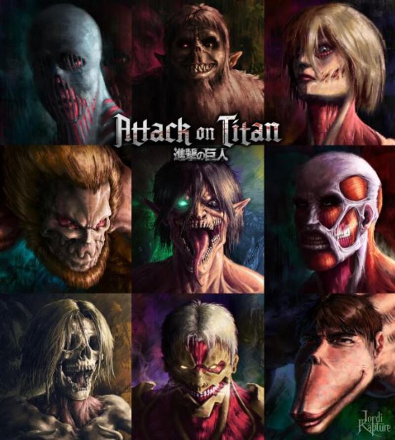 Los titanes por Jordi Rapture.