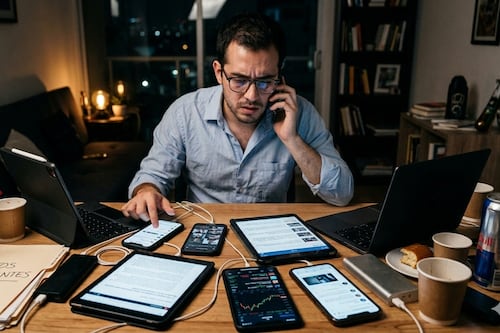 Tecnoestrés: mexicanos viven conectados 24/7 y el trabajo ya no termina