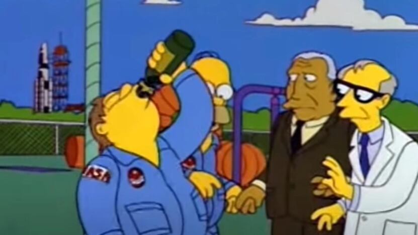 Los astronautas ingresan alcohol a la ISS.