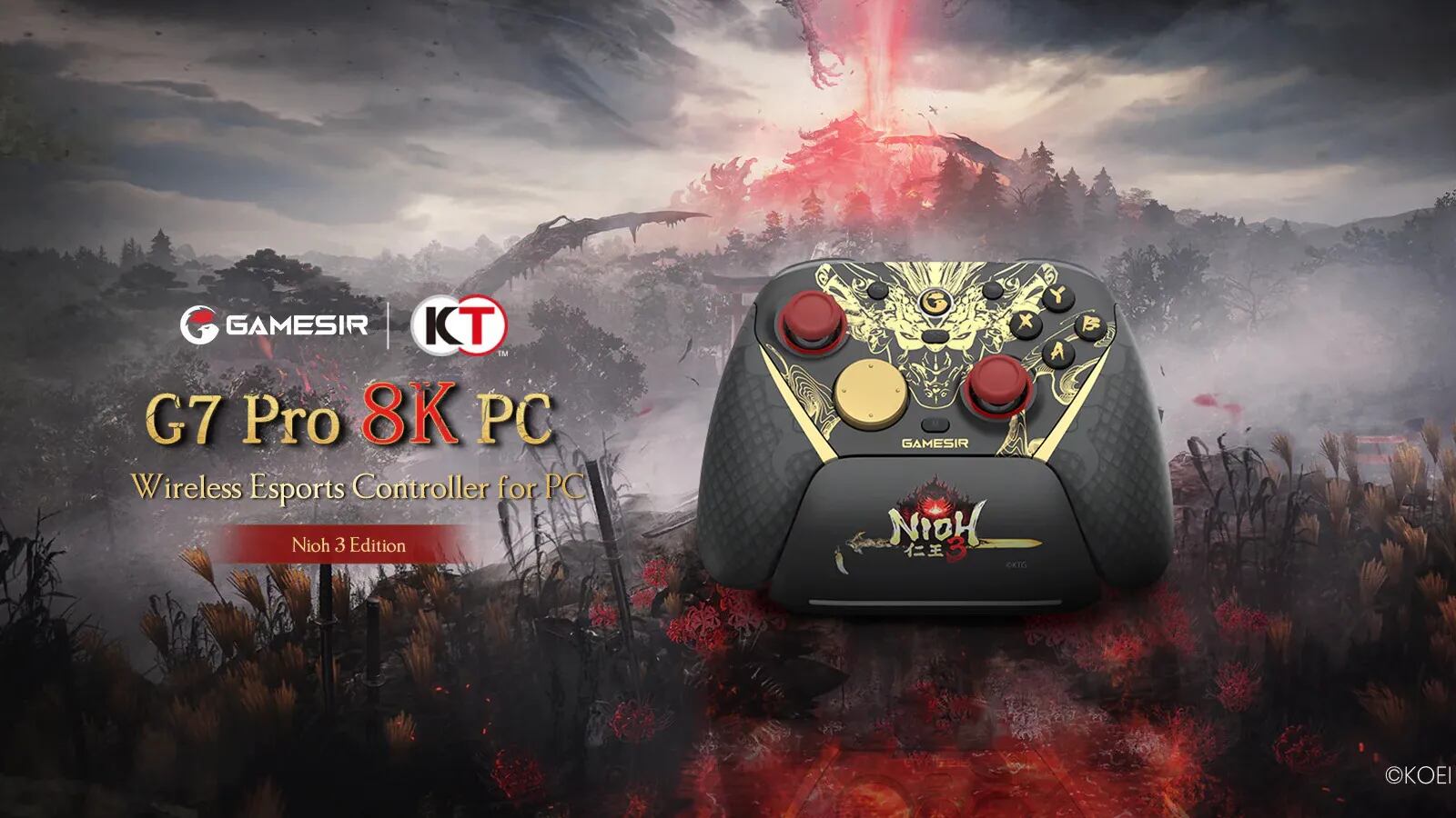 GameSir G7 SE: El mando definitivo se viste de gala con una edición especial de Nioh 3